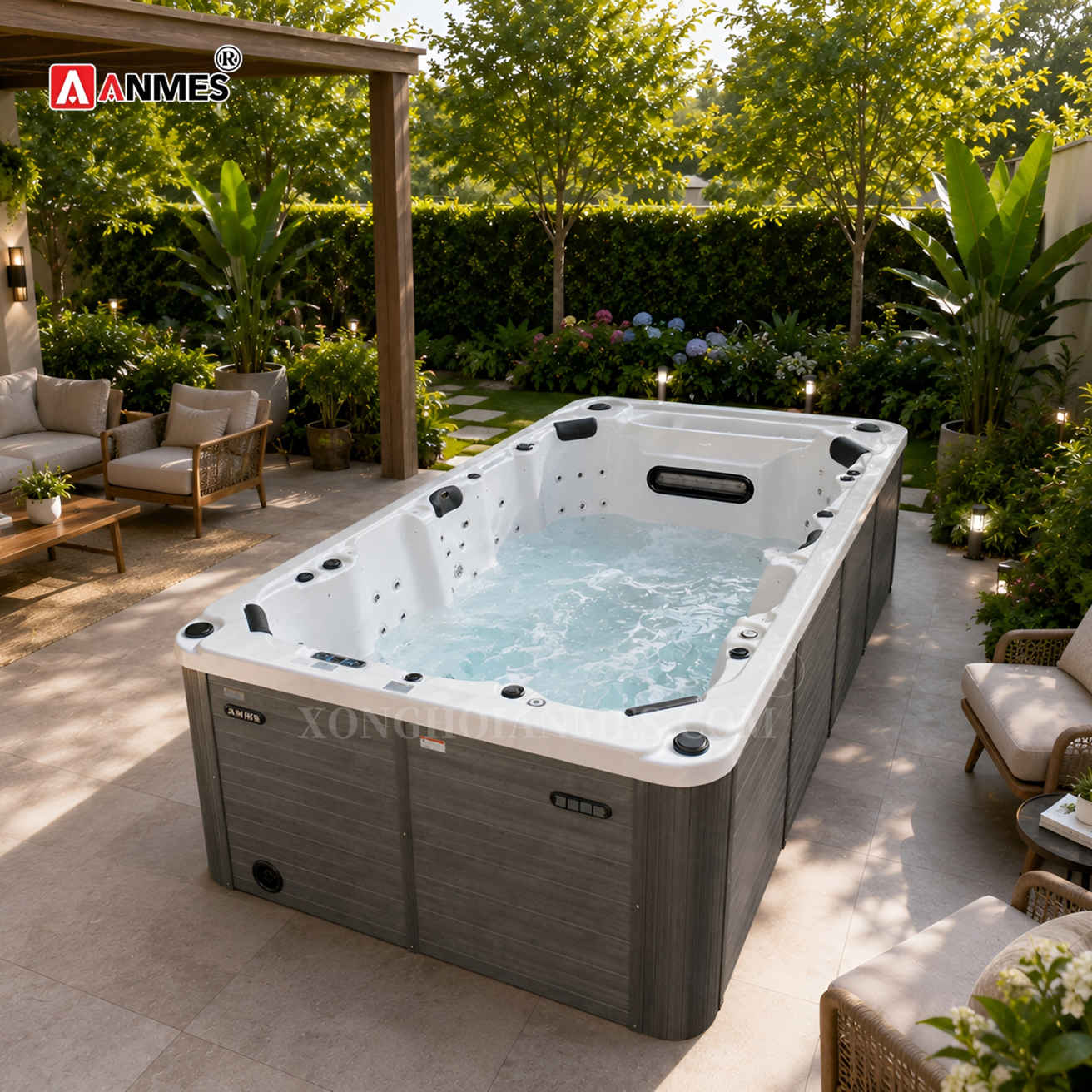 Bể bơi sục jacuzzi Swim Helios